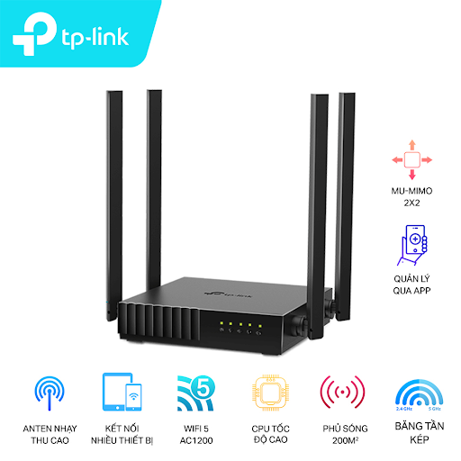 [201000527] Thiết bị mạng/ Router TPLink Archer C54