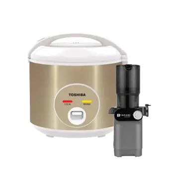[COMBO0006] Combo Nhà Bếp Tiện Lợi 6: Máy ép chậm TAPUHO TSJ66 /Nồi cơm điện Toshiba RC-18JH1TVN(N) 